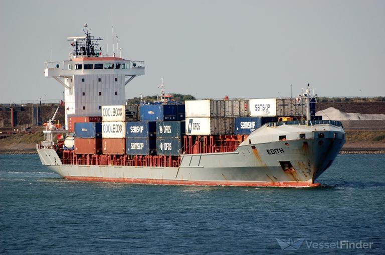 EDITH, Container Ship - Details and current position - IMO 9328625 ...