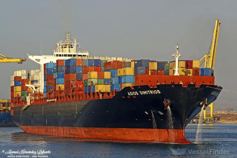 AGIOS DIMITRIOS, Container Ship - Scheepsdetails en huidige positie