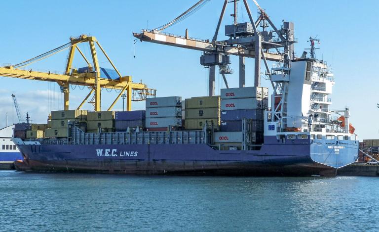 WEC JAN STEEN, Container Ship - Details and current position - IMO ...