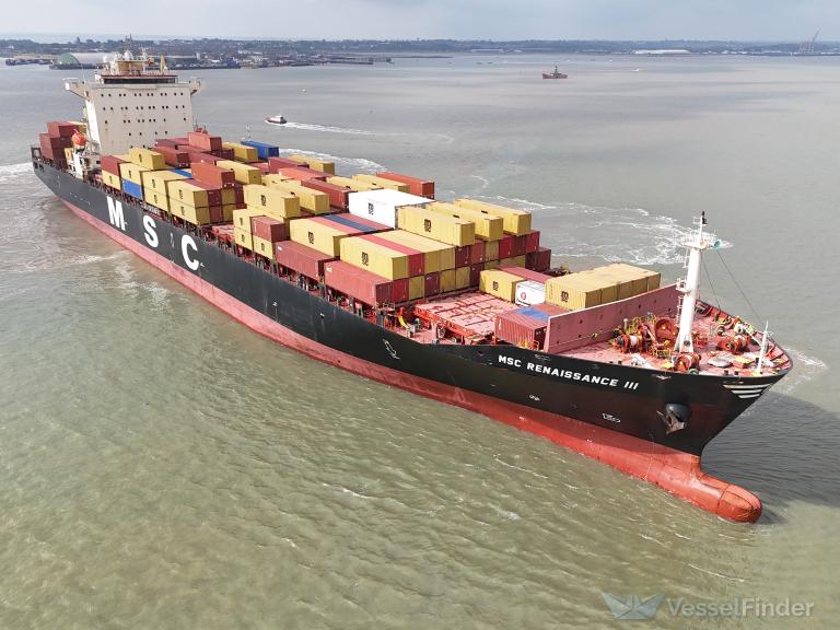MSC RENAISSANCE III, Container Ship - Details and current position