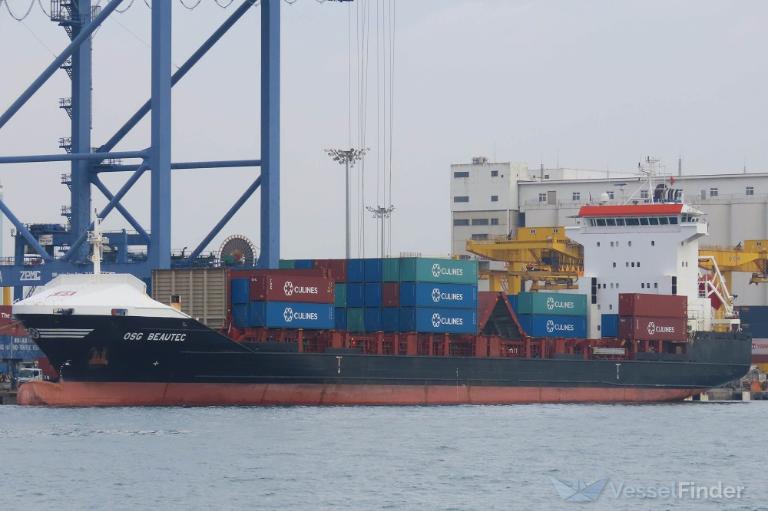 Osg beautec container ship details and current position imo