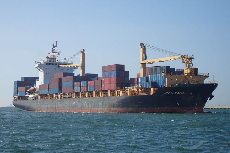 Kota Naga Container Ship Details And Current Position Imo Mmsi Vesselfinder