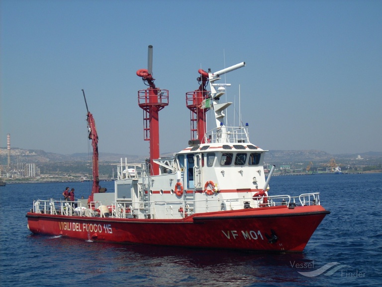 VF M01, Fire Fighting Vessel Details and current position IMO