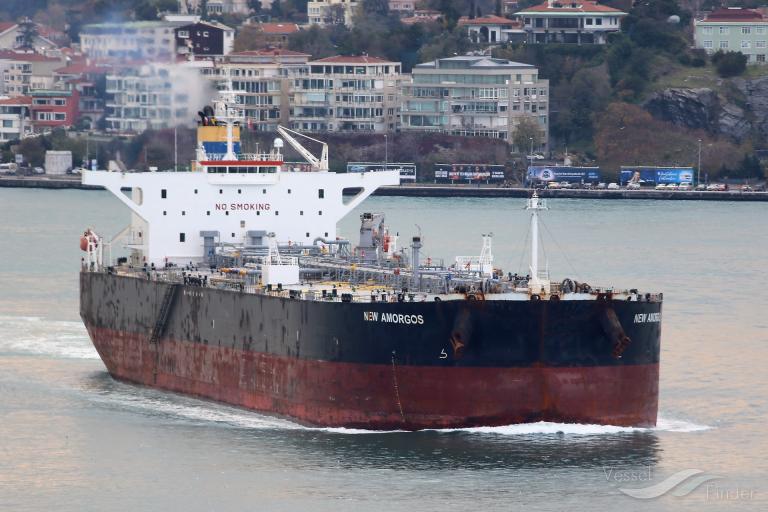 NEW AMORGOS, Crude Oil Tanker - Details and current position