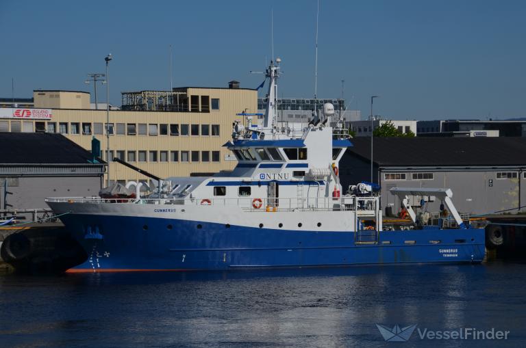 GUNNERUS, Research Vessel - Details and current position - IMO 9371361 ...