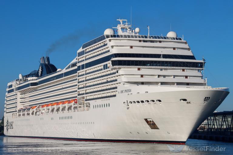 Msc Poesia Passenger Cruise Ship Dettagli Della Nave E Posizione Attuale Imo 9387073 