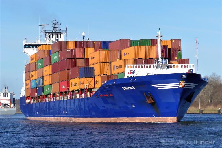 EMPIRE, Container Ship Details and current position IMO 9387425