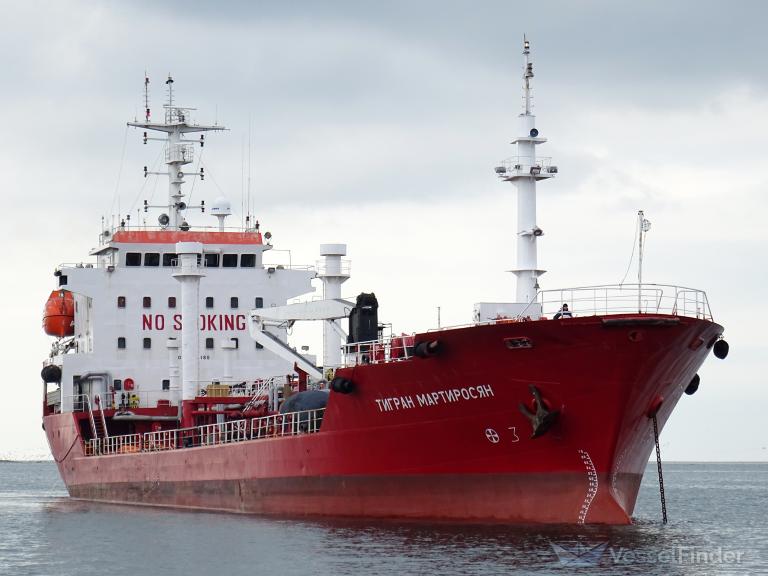 TIGRAN MARTIROSYAN, Oil Products Tanker - Details and current position ...