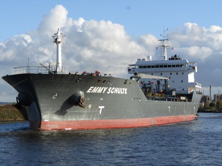 Emmy Schulte Chemicaloil Products Tanker Scheepsdetails En Huidige Positie Imo 9394519 