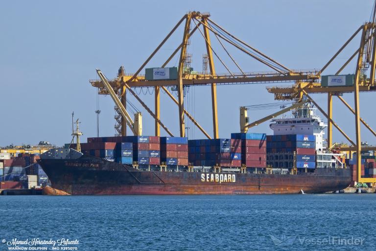 WARNOW DOLPHIN, Container Ship Details and current position IMO