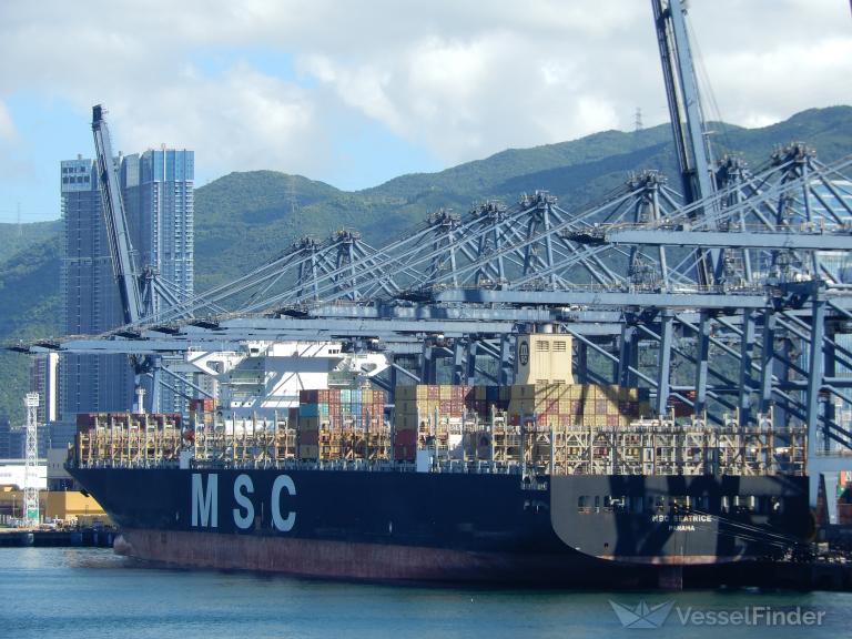 MSC BEATRICE Container Ship Details and current position IMO