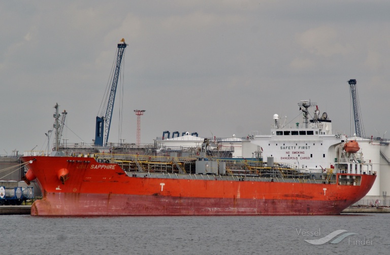 Jbu Sapphire Chemical Oil Products Tanker Details And Current Position Imo Mmsi Vesselfinder