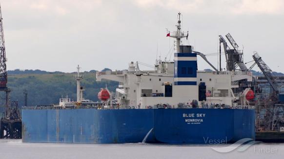 BLUE SKY, Crude Oil Tanker - Details and current position - IMO 9413016
