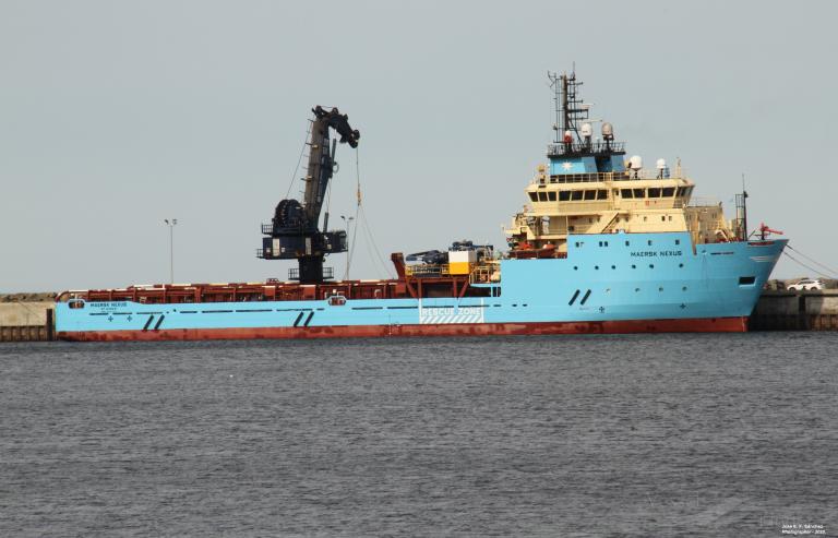 MAERSK NEXUS, Offshore Support Vessel - Detalles del buque y posición ...