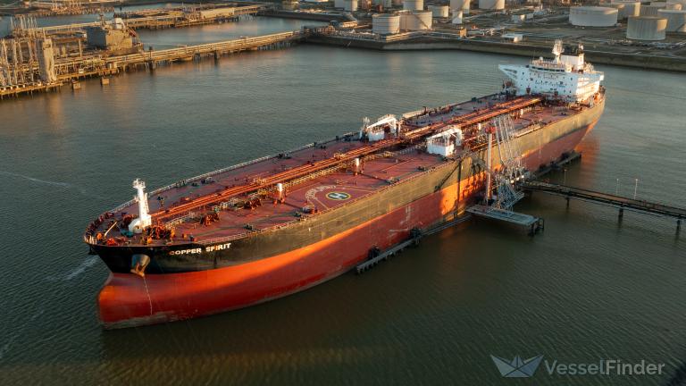 COPPER SPIRIT, Crude Oil Tanker - Details and current position - IMO ...
