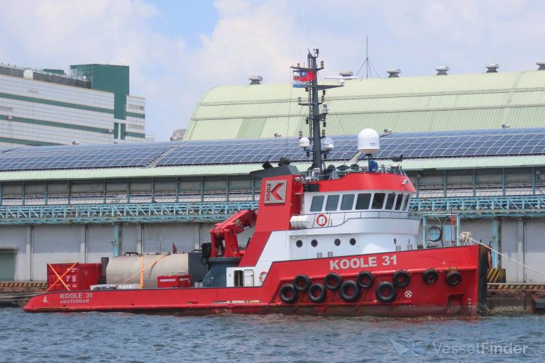 三船ゴウ KOOLE 31, Tug - Details and current position - IMO 9431903