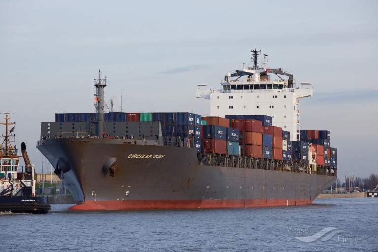 CIRCULAR QUAY, Container Ship Details and current position IMO