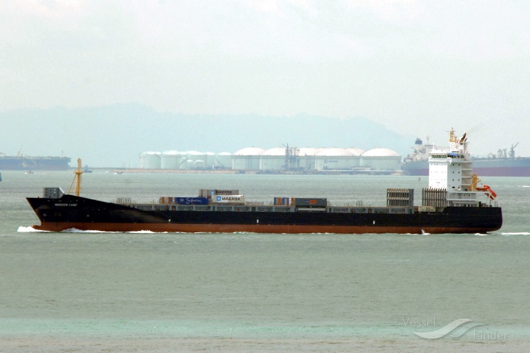 WARNOW CHIEF, Container Ship Details and current position IMO