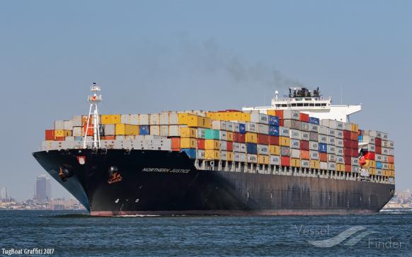 NORTHERN JUSTICE, Container Ship - Details and current position - IMO ...