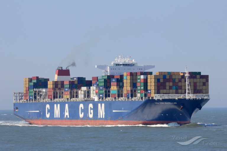 Cma Cgm Magellan Container Ship Details And Current Position Imo Mmsi Vesselfinder