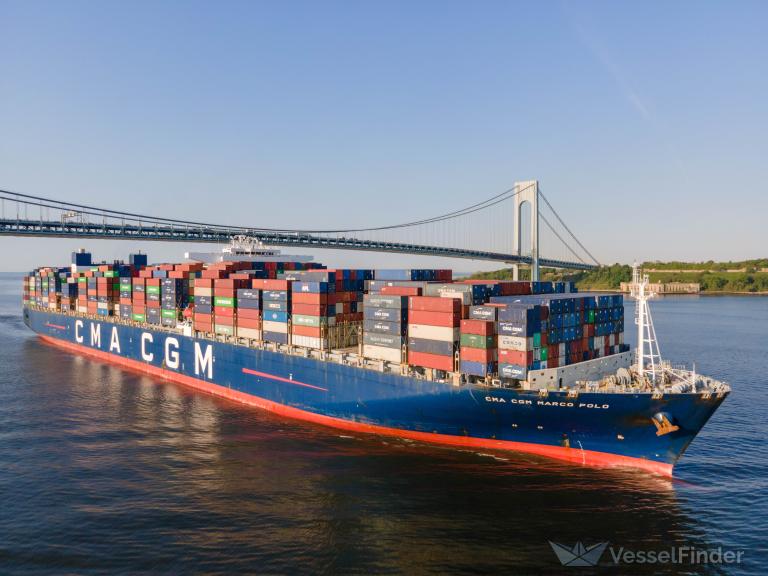 cma cgm marco polo container ship details and current position imo 9454436 mmsi 311000923 vesselfinder