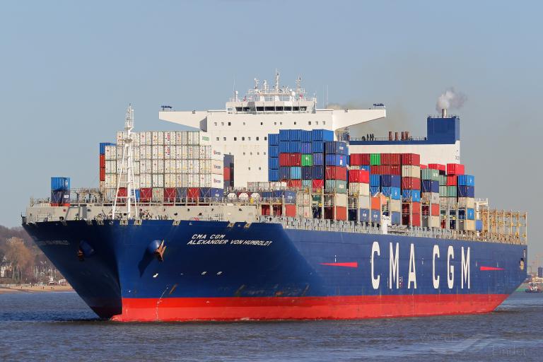 cma cgm von humboldt container ship details and current position imo 9454448 mmsi 215219000 vesselfinder