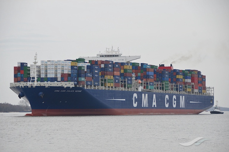 CMA CGM JULES VERNE, Container Ship Details and current position