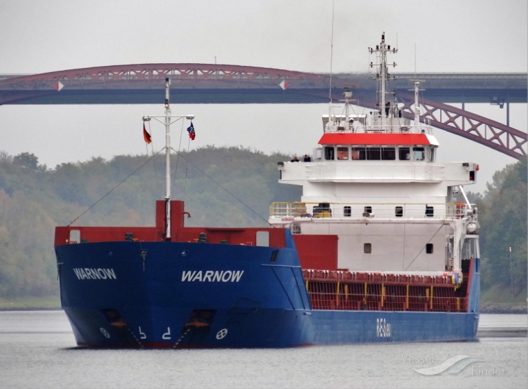 WARNOW, General Cargo Ship Details and current position IMO 9454838