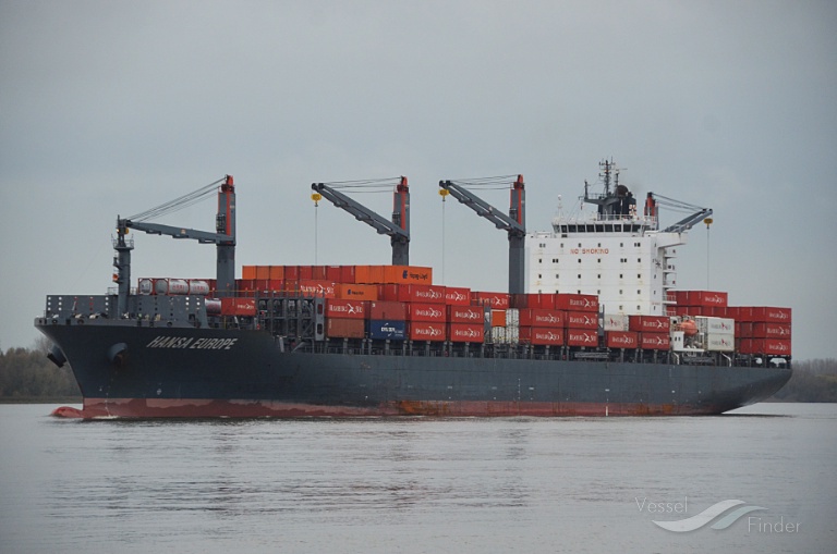 Hansa Europe Container Ship Details And Current Position Imo 9459412 Mmsi 636092869 Vesselfinder