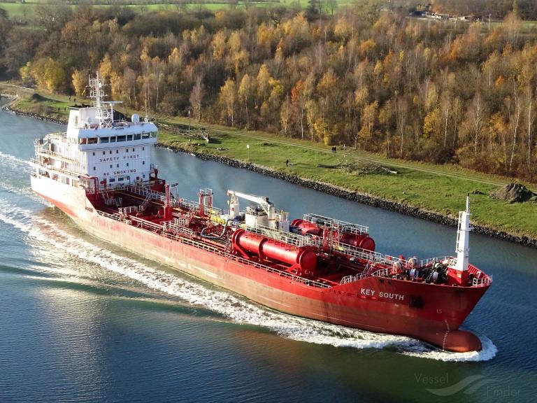 KEY SOUTH, Chemical/Oil Products Tanker - Scheepsdetails en huidige ...