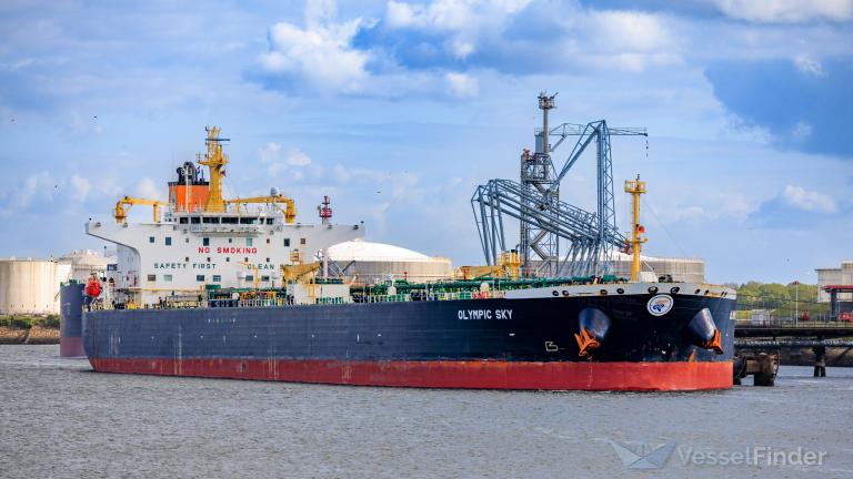 OLYMPIC SKY, Crude Oil Tanker - Details and current position