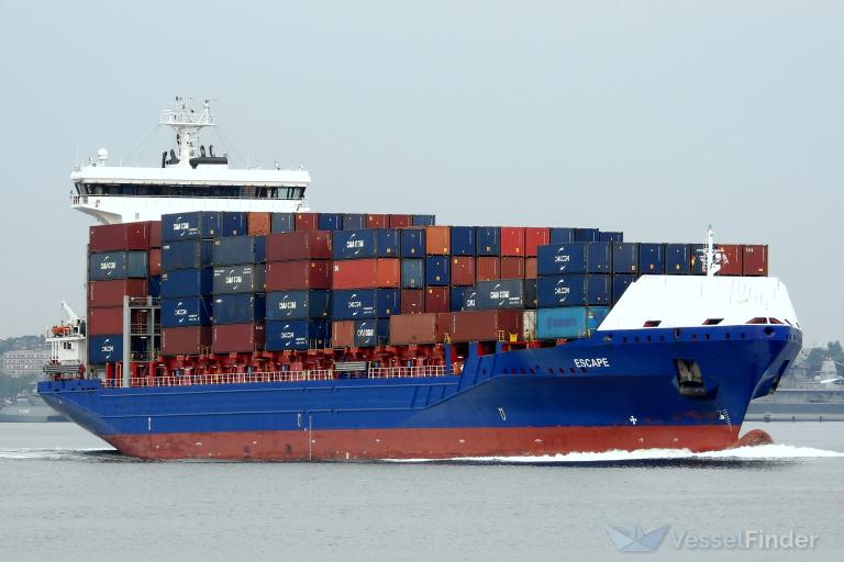 ESCAPE, Container Ship Details and current position IMO 9491501