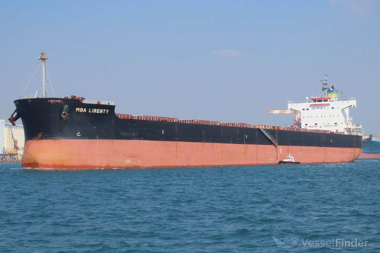 MBA LIBERTY, Bulk Carrier Details and current position IMO 9494101