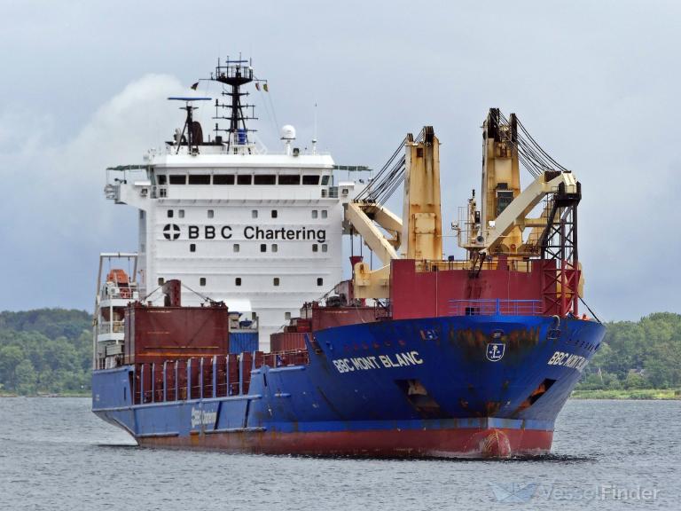 BBC MONT BLANC, General Cargo Ship - Schiffsdaten und aktuelle  