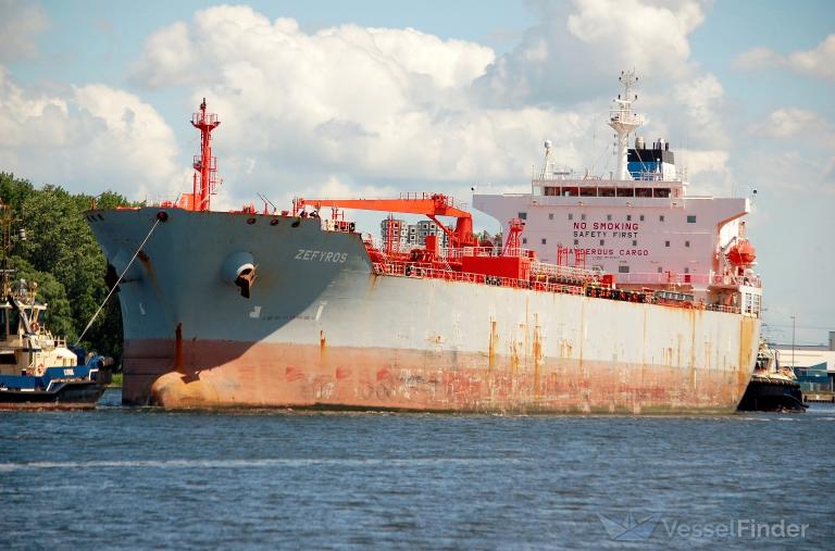 ZEFYROS, Chemical/Oil Products Tanker Details and current position