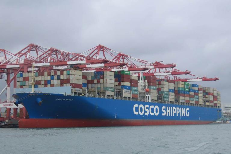 COSCO ITALY, Container Ship - Details and current position