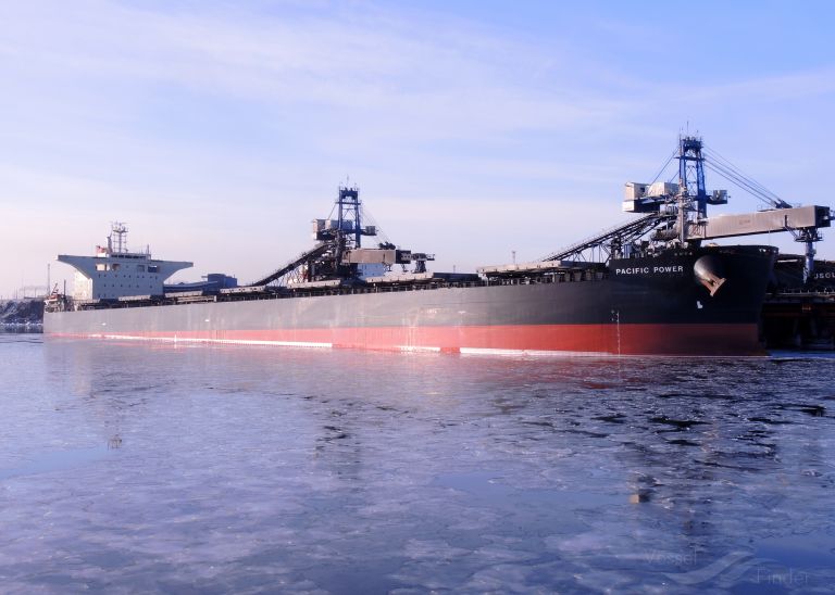 PACIFIC POWER, Bulk Carrier Details and current position IMO