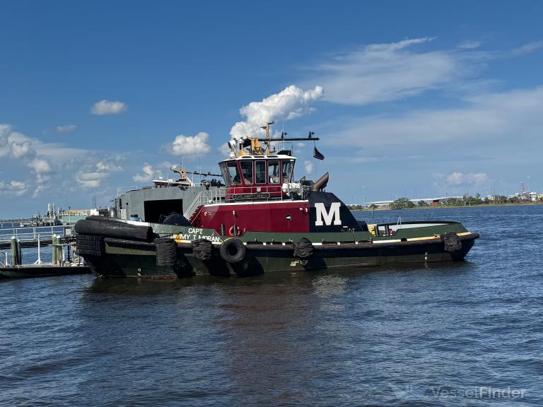 CAPT JIMMY T MORAN, Tug - Details and current position - IMO 9549968 ...