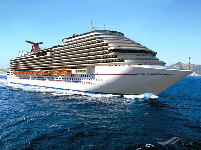 CARNIVAL BREEZE, Passenger (Cruise) Ship Details and current position