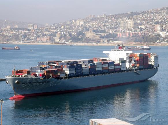 San Francisco Bridge Container Ship Details And Current Position Imo Mmsi Vesselfinder