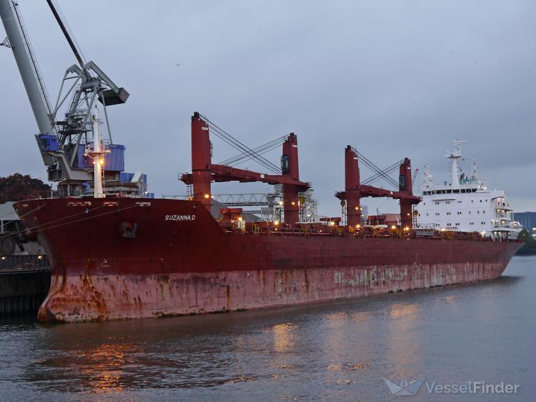 SUZANNA D, Bulk Carrier - Details and current position - IMO 9589097 ...