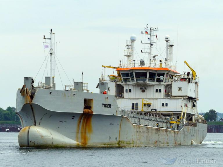 TIGER, Hopper Dredger - Schiffsdaten und aktuelle Position - IMO ...