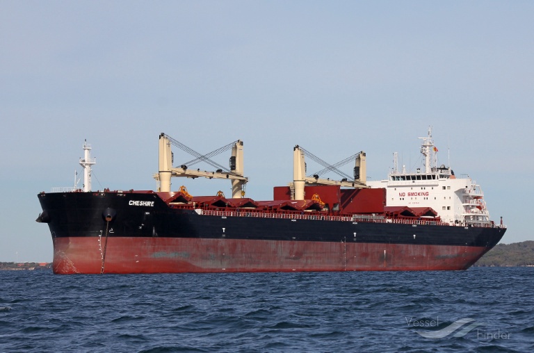 CHESHIRE, Bulk Carrier Details and current position IMO 9593646