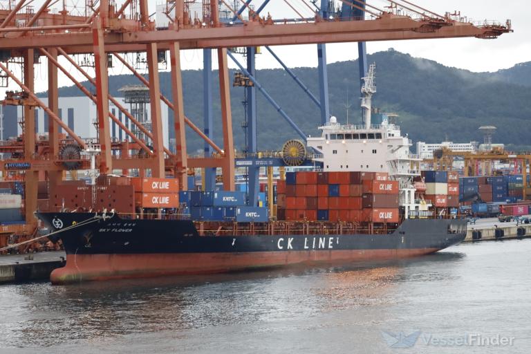 Sky　Flowerサマ❤️ SKY FLOWER, Container Ship - Details and current position - IMO