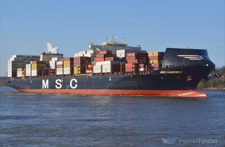MSC NAIROBI X, Container Ship - Details and current position - IMO