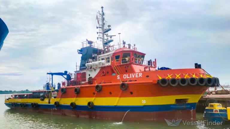 S OLIVER, Offshore Tug/Supply Ship - Details and current position - IMO  9605384 - VesselFinder
