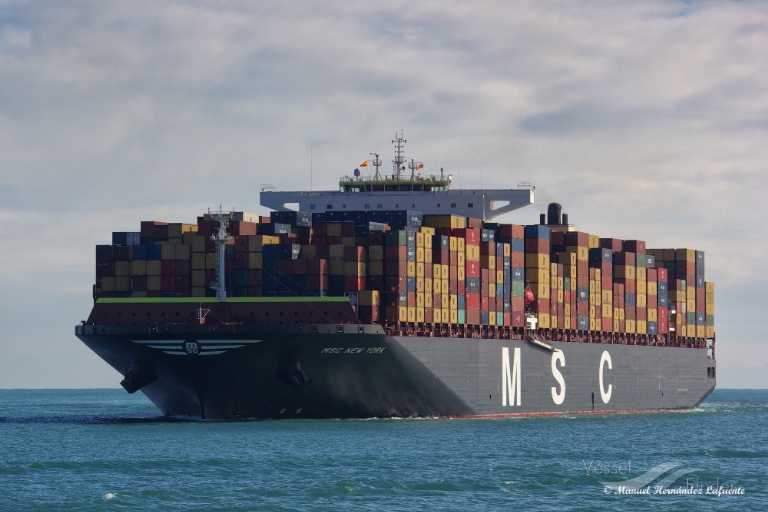 MSC NEW YORK, Container Ship Details and current position IMO