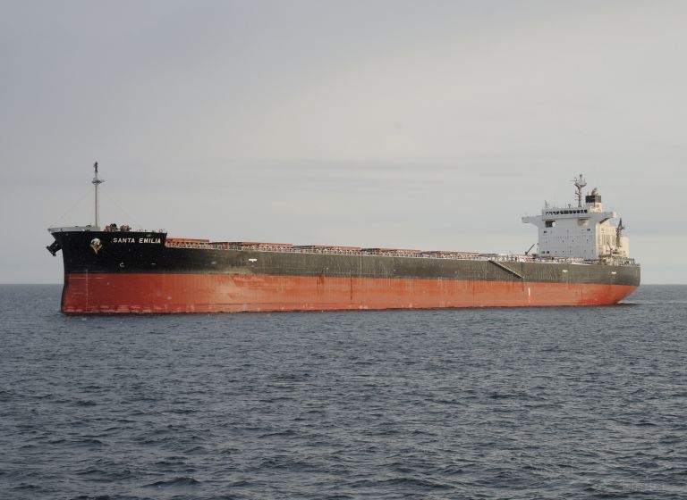 Santa Emilia Bulk Carrier Schiffsdaten Und Aktuelle Position Imo 9609524 Mmsi 354227000 Vesselfinder