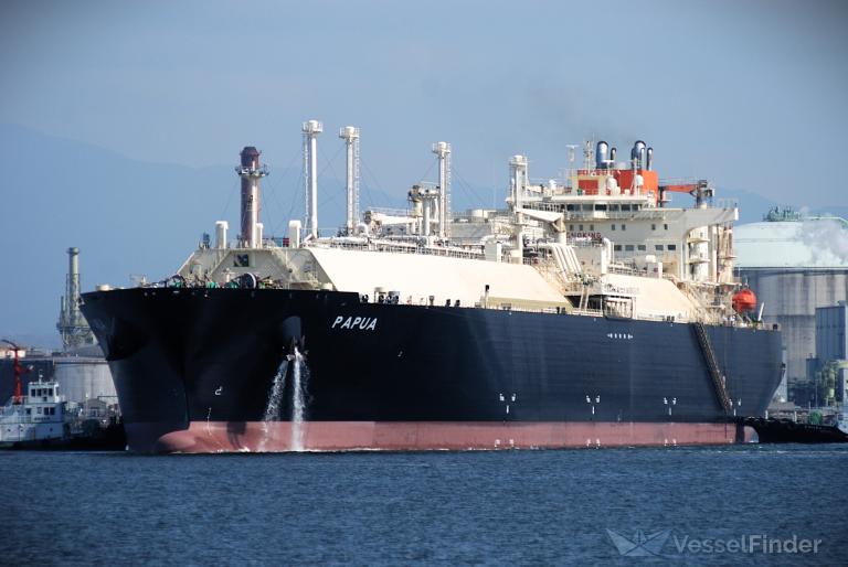 PAPUA, LNG Tanker - Details and current position - IMO 9613135 -  VesselFinder