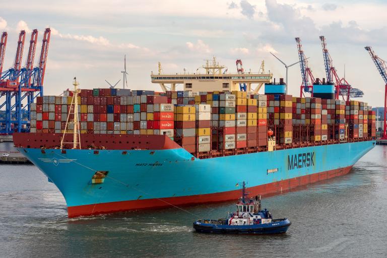 MATZ MAERSK, Container Ship Skibsdetaljer og nuværende position IMO